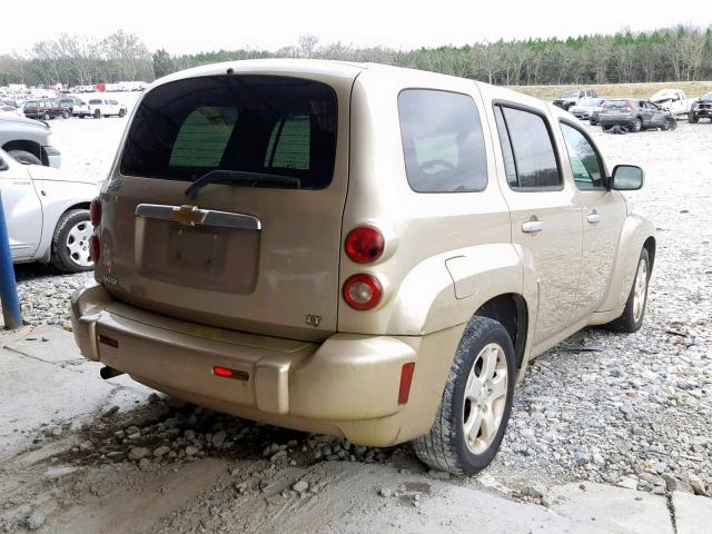 3GNDA23D77S575442 - 2007 CHEVROLET HHR LT GOLD photo 4