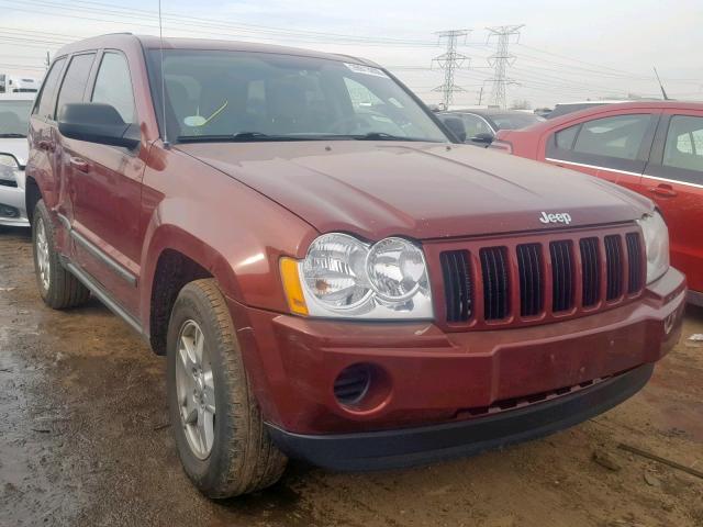 1J8GR48K47C668273 - 2007 JEEP GRAND CHER RED photo 1