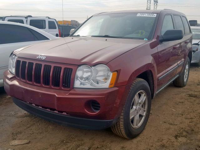 1J8GR48K47C668273 - 2007 JEEP GRAND CHER RED photo 2