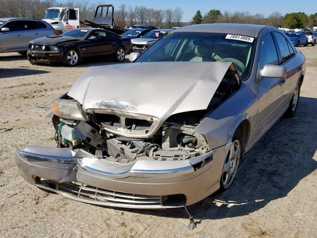 1LNHM86S5YY810604 - 2000 LINCOLN LS GOLD photo 2