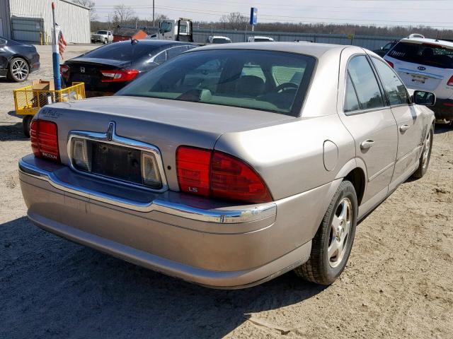 1LNHM86S5YY810604 - 2000 LINCOLN LS GOLD photo 4