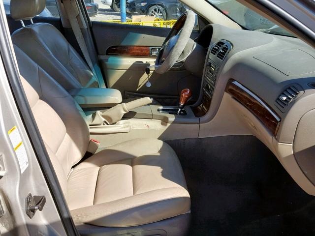 1LNHM86S5YY810604 - 2000 LINCOLN LS GOLD photo 5