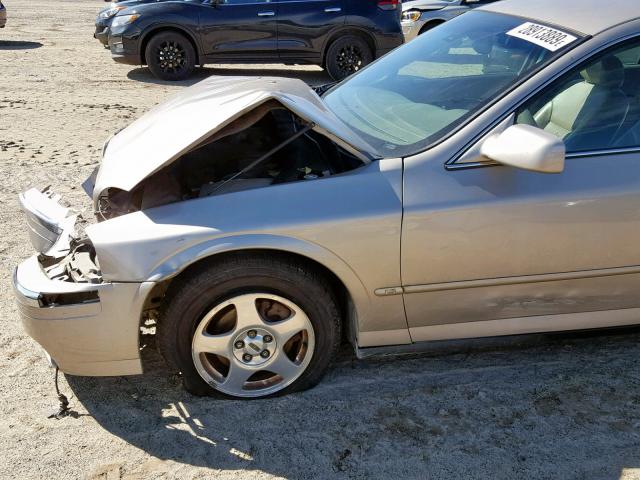 1LNHM86S5YY810604 - 2000 LINCOLN LS GOLD photo 9