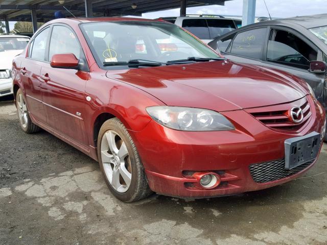 JM1BK324361416874 - 2006 MAZDA 3 S MAROON photo 1