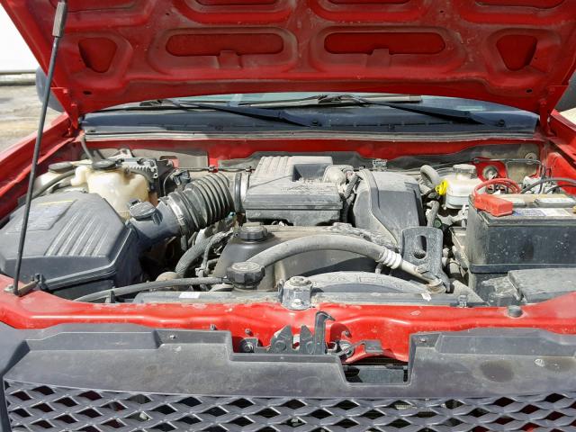 1GCDT136468163131 - 2006 CHEVROLET COLORADO RED photo 7