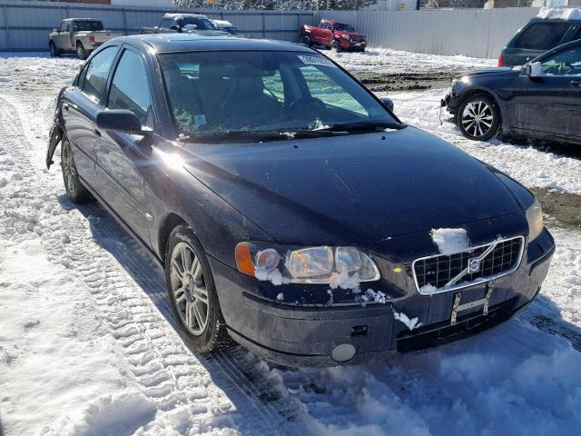 YV1RH592562546379 - 2006 VOLVO S60 2.5T BLACK photo 1