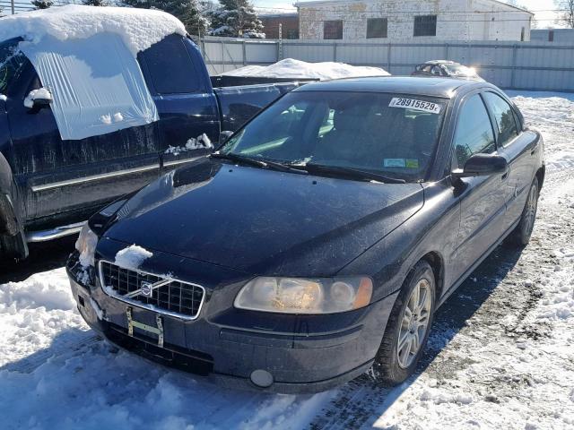 YV1RH592562546379 - 2006 VOLVO S60 2.5T BLACK photo 2