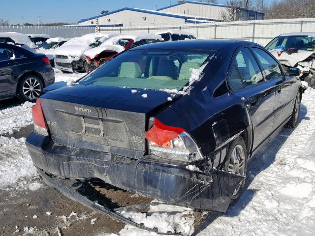 YV1RH592562546379 - 2006 VOLVO S60 2.5T BLACK photo 4