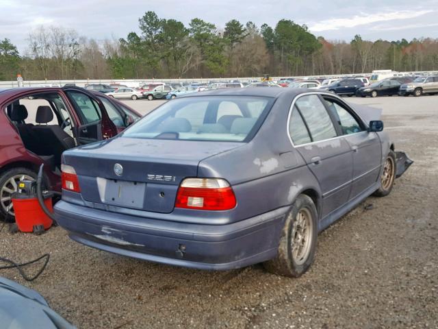 WBADT434X1GX26226 - 2001 BMW 525 I AUTO BLUE photo 4