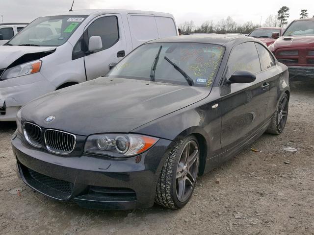 WBAUC73598VF24433 - 2008 BMW 135 I BLACK photo 2