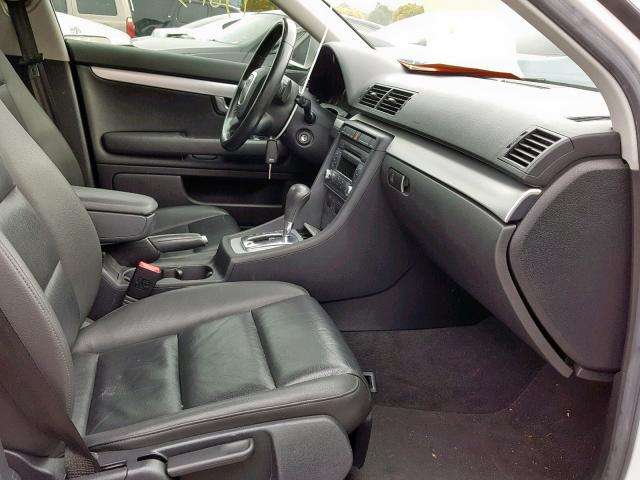 WAUAF78E88A030216 - 2008 AUDI A4 2.0T WHITE photo 5