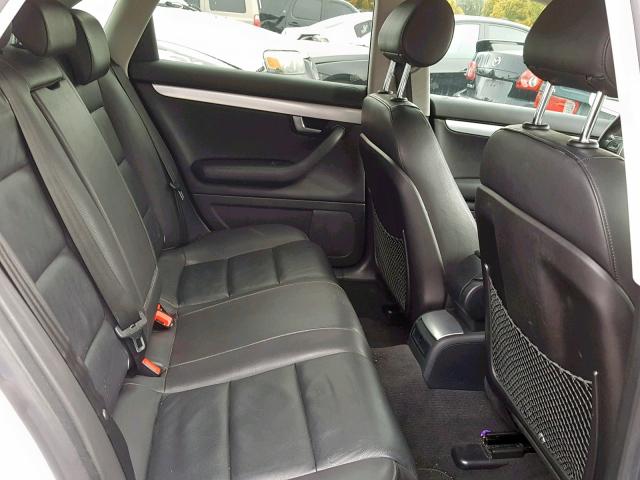 WAUAF78E88A030216 - 2008 AUDI A4 2.0T WHITE photo 6