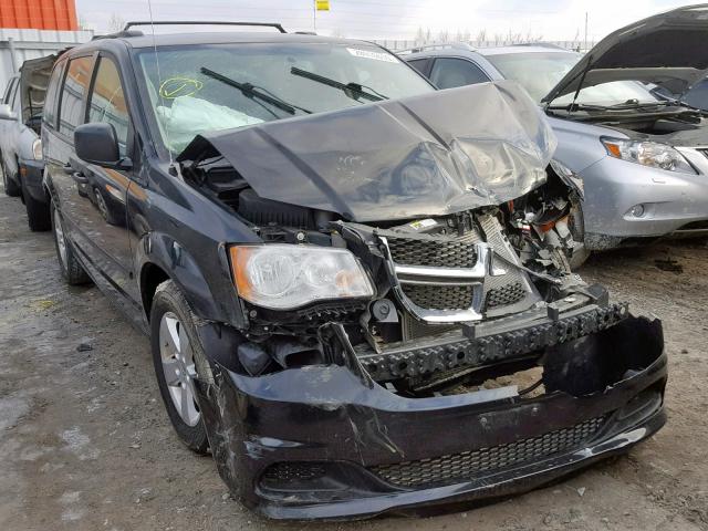 2C4RDGBG7HR718709 - 2017 DODGE GRAND CARA BLACK photo 1