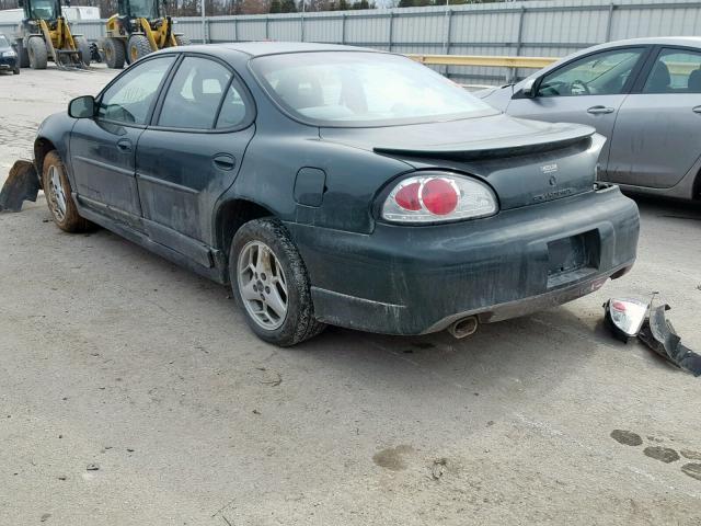 1G2WP52K31F166257 - 2001 PONTIAC GRAND PRIX GREEN photo 3