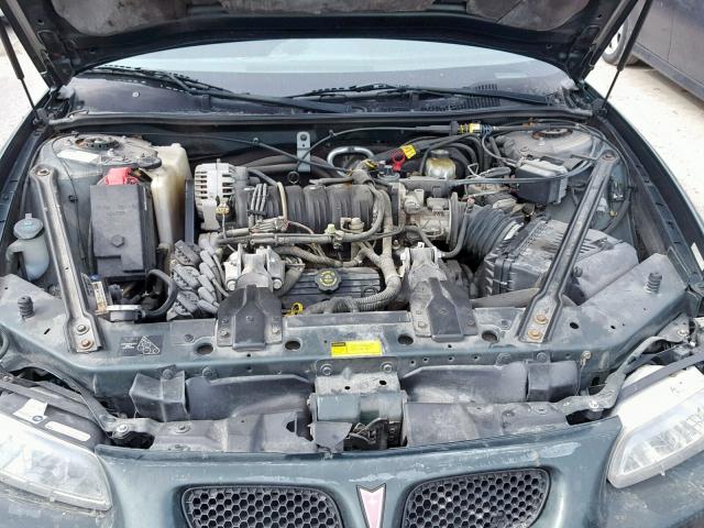 1G2WP52K31F166257 - 2001 PONTIAC GRAND PRIX GREEN photo 7