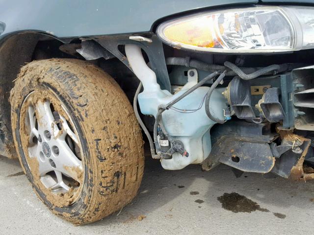 1G2WP52K31F166257 - 2001 PONTIAC GRAND PRIX GREEN photo 9