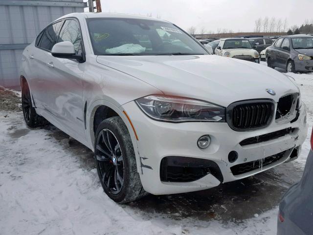 5UXKU6C50F0F93859 - 2015 BMW X6 XDRIVE5 WHITE photo 1