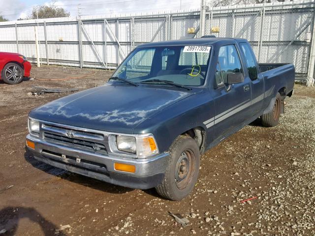 JT4VN93D9R5043276 - 1994 TOYOTA PICKUP 1/2 GREEN photo 2