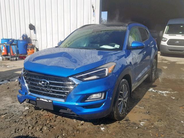 KM8J3CAL8KU907818 - 2019 HYUNDAI TUCSON LIM BLUE photo 2