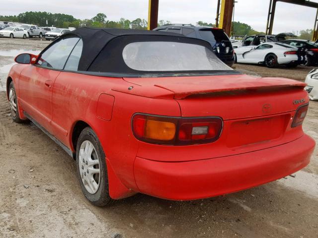 JT5ST87K0N0118025 - 1992 TOYOTA CELICA GT RED photo 3