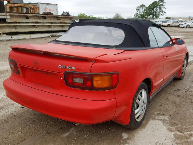 JT5ST87K0N0118025 - 1992 TOYOTA CELICA GT RED photo 4