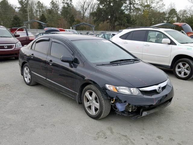 19XFA1F68BE030317 - 2011 HONDA CIVIC LX-S Schwarz Foto 1