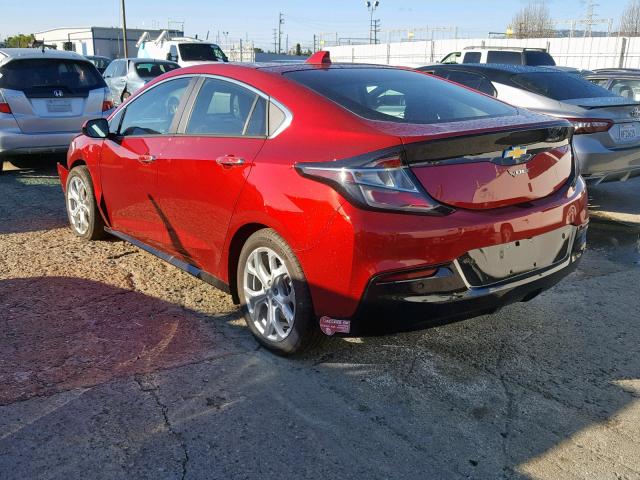 1G1RD6S52KU117705 - 2019 CHEVROLET VOLT PREMI RED photo 3