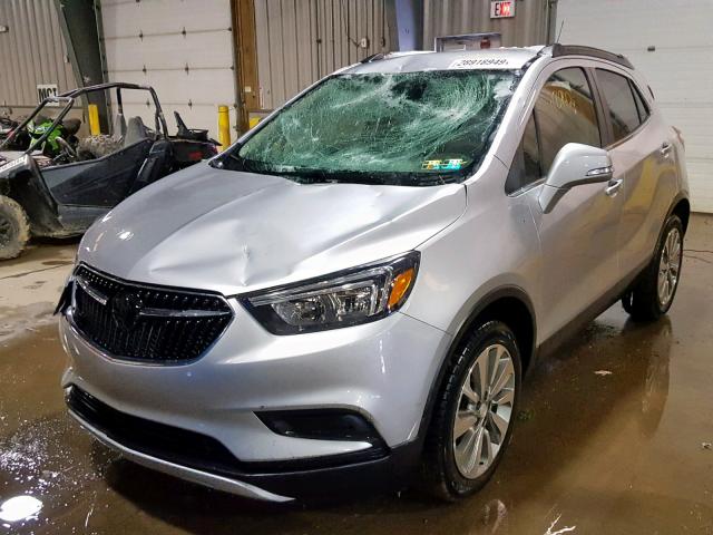 KL4CJASB6HB081160 - 2017 BUICK ENCORE PRE SILVER photo 2