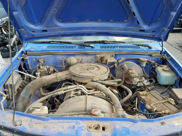 1B7FL26X0TW700801 - 1996 DODGE DAKOTA BLUE photo 7