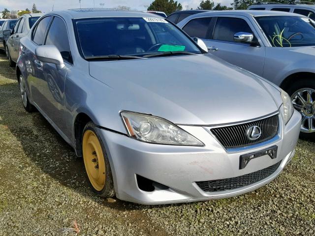 JTHCK262975013739 - 2007 LEXUS IS 250 SILVER photo 1