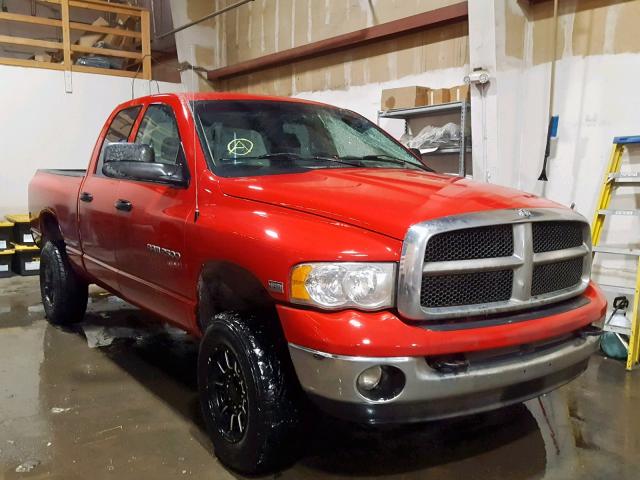 3D3KU28D13G813757 - 2003 DODGE RAM 2500 S RED photo 1