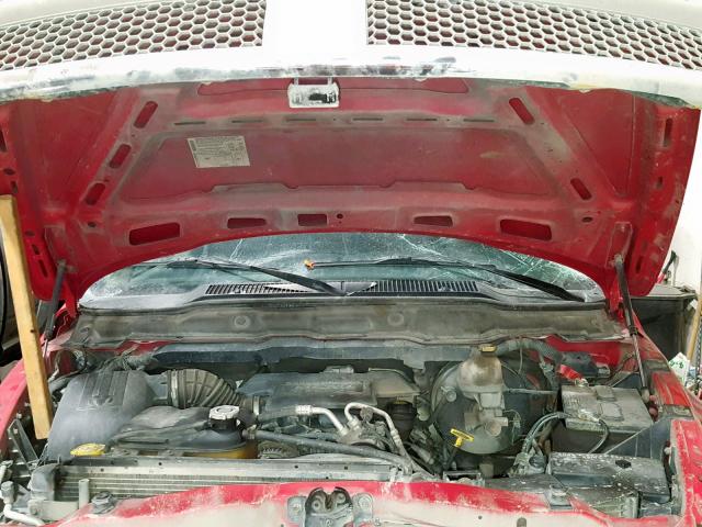 3D3KU28D13G813757 - 2003 DODGE RAM 2500 S RED photo 7