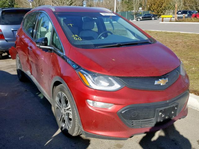 1G1FX6S08H4128425 - 2017 CHEVROLET BOLT EV PR BURGUNDY photo 1