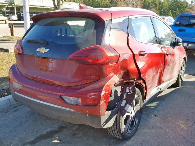 1G1FX6S08H4128425 - 2017 CHEVROLET BOLT EV PR BURGUNDY photo 4