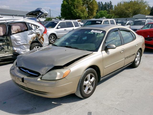 1FAFP55S7YG226588 - 2000 FORD TAURUS SES GOLD photo 2