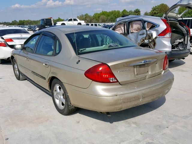 1FAFP55S7YG226588 - 2000 FORD TAURUS SES GOLD photo 3