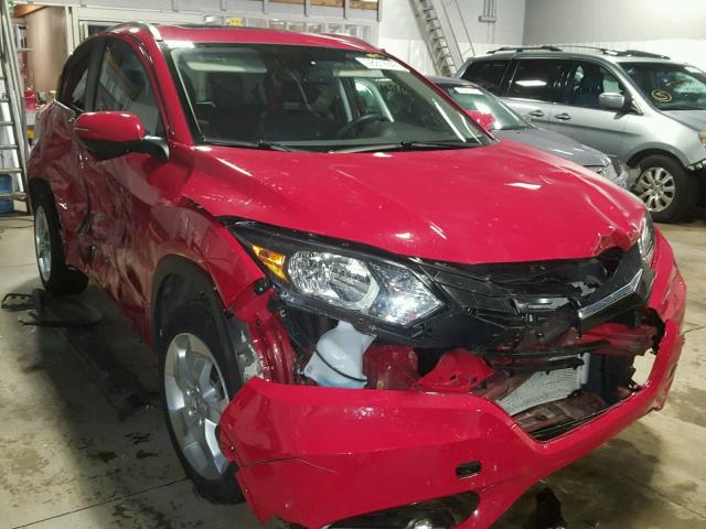 3CZRU6H75GM740841 - 2016 HONDA HR-V EXL RED photo 1