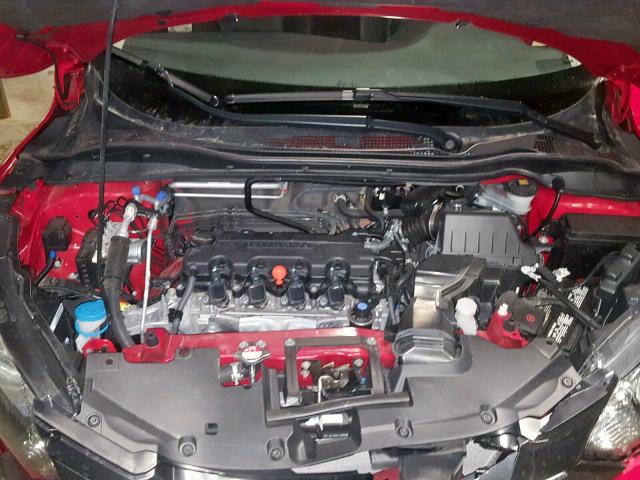 3CZRU6H75GM740841 - 2016 HONDA HR-V EXL RED photo 7