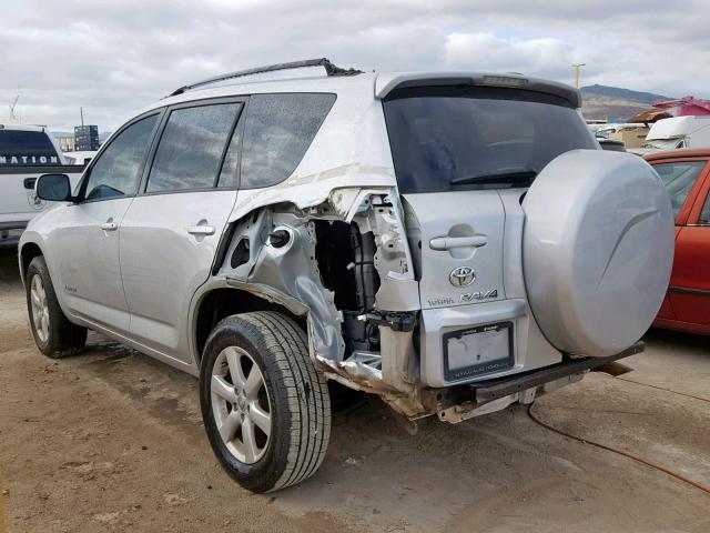 JTMZD31V965026499 - 2006 TOYOTA RAV4 LIMIT SILVER photo 3