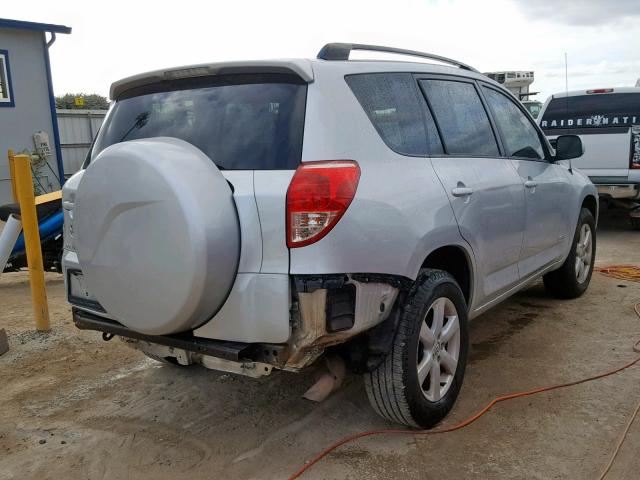 JTMZD31V965026499 - 2006 TOYOTA RAV4 LIMIT SILVER photo 4