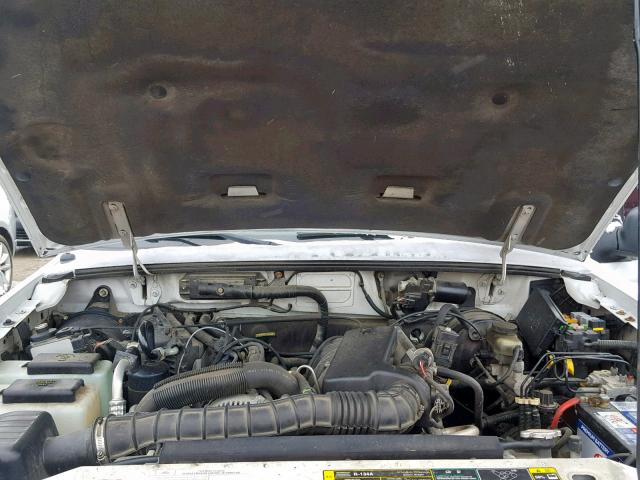 1FTYR10U55PA17294 - 2005 FORD RANGER WHITE photo 7