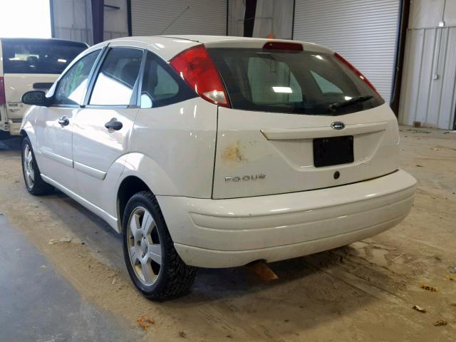 1FAHP37N27W339860 - 2007 FORD FOCUS ZX5 WHITE photo 3