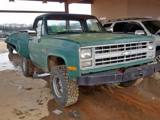 1GCEV14K4HF372720 - 1987 CHEVROLET V10 GREEN photo 1