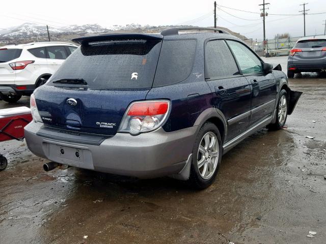 JF1GG68696H820468 - 2006 SUBARU IMPREZA OU BLUE photo 4