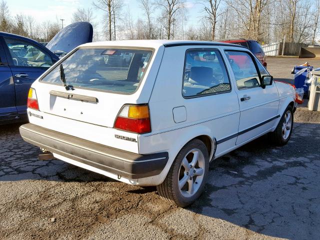 1VWBA9170HV067134 - 1987 VOLKSWAGEN GOLF GL WHITE photo 4