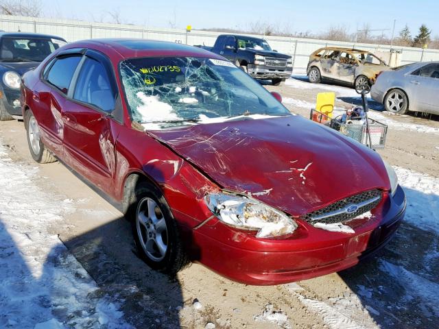 1FAFP55U92G102735 - 2002 FORD TAURUS SES MAROON photo 1