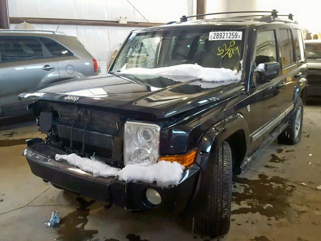 1J4RG5GT2AC105665 - 2010 JEEP COMMANDER BLACK photo 2