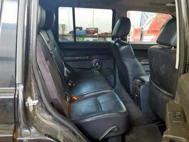 1J4RG5GT2AC105665 - 2010 JEEP COMMANDER BLACK photo 6