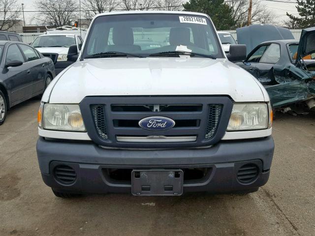 1FTKR1AD3APA72180 - 2010 FORD RANGER WHITE photo 9