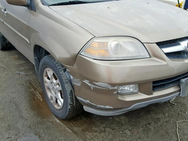 2HNYD18974H555247 - 2004 ACURA MDX TOURIN BROWN photo 9